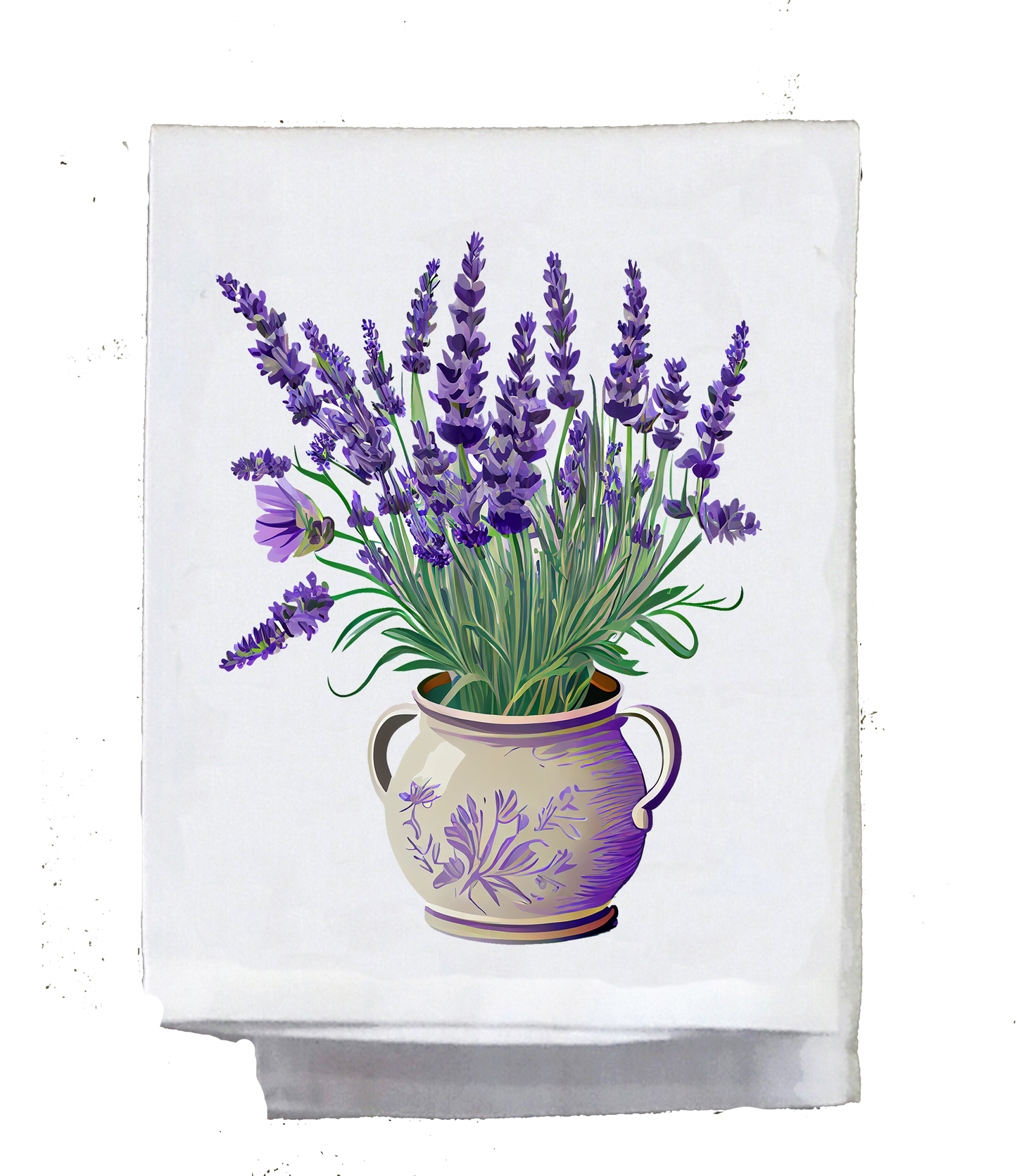 Flower, Dish Towel, Lavender set