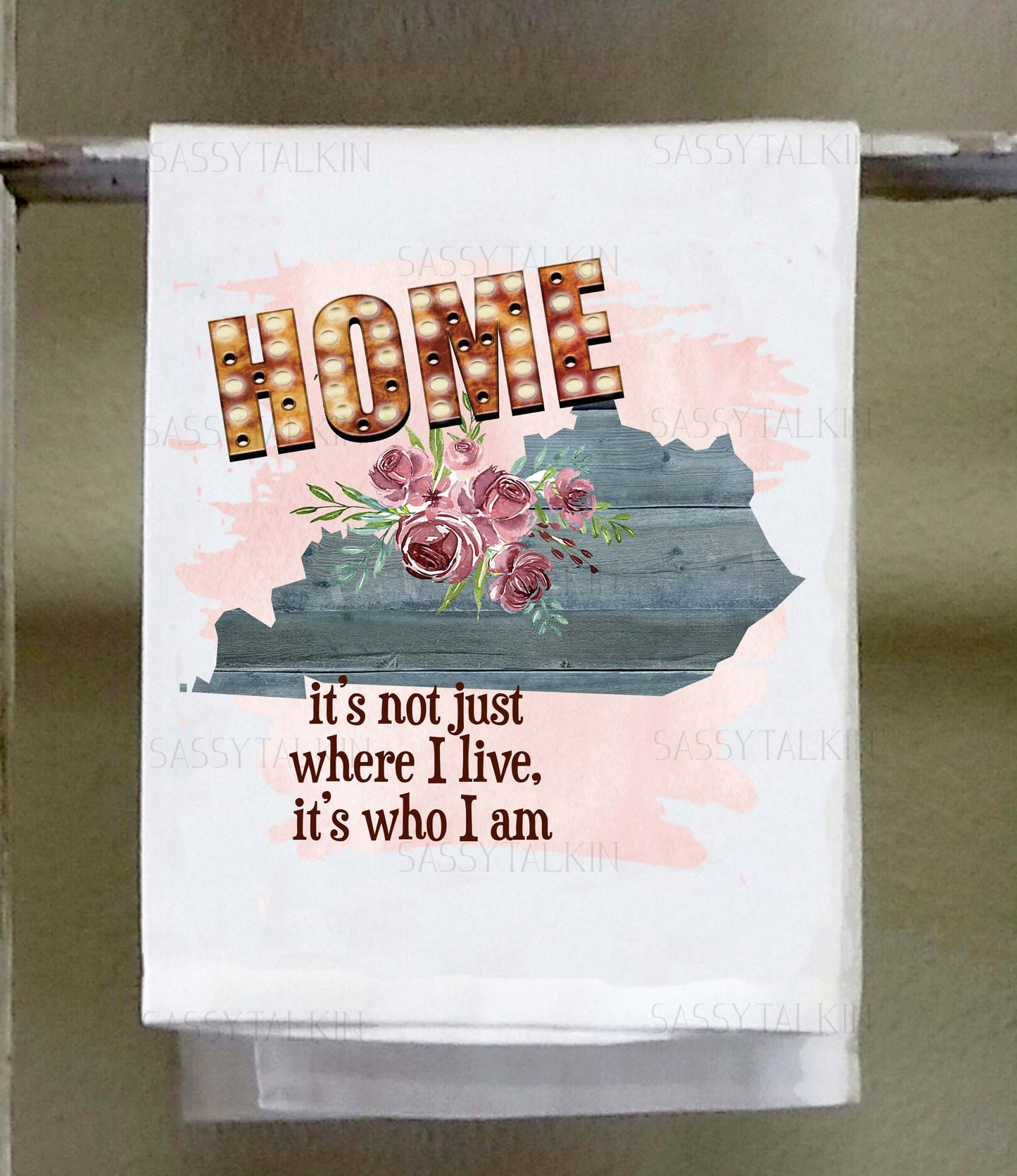 Home Marquee Kentucky State, Dish Towel