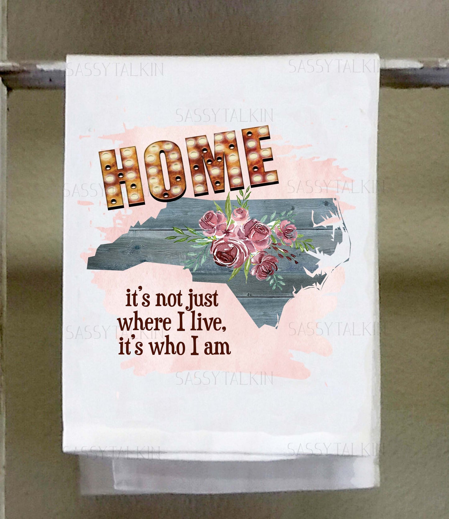 Home Marquee North Carolina State, Dish Towel